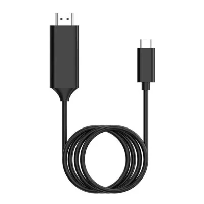 Porodo lightning to HDMI cable - Full HD Resolution (2M) - Black